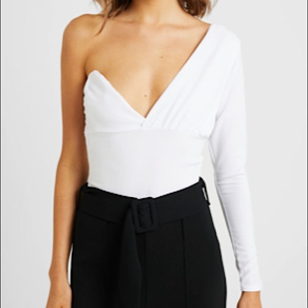 Missguided one shoulder bodysuit
